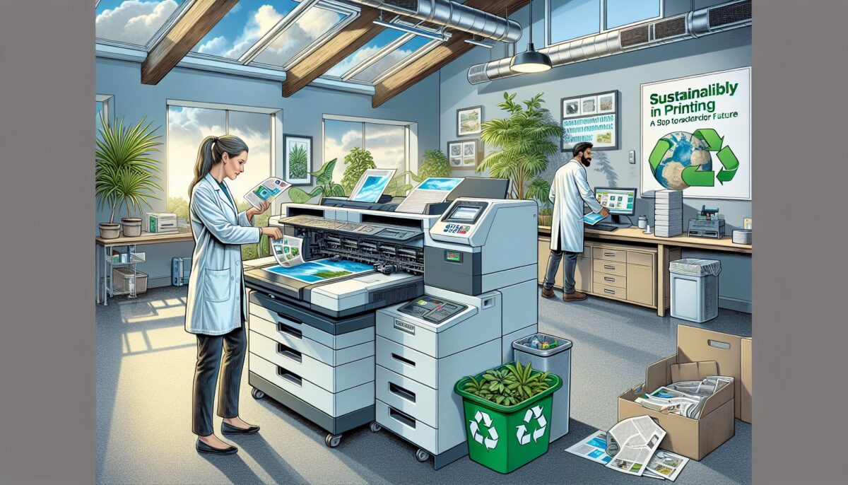 Sustainability in Printing: A Step towards a Greener Future